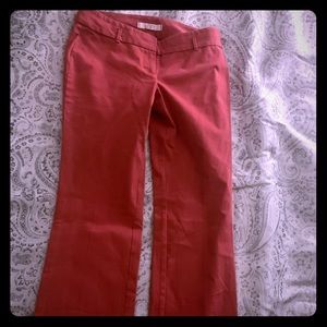 Loft salmon color pants size 0